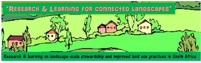 Banner - connected landscapes research &amp; learning + subtitle